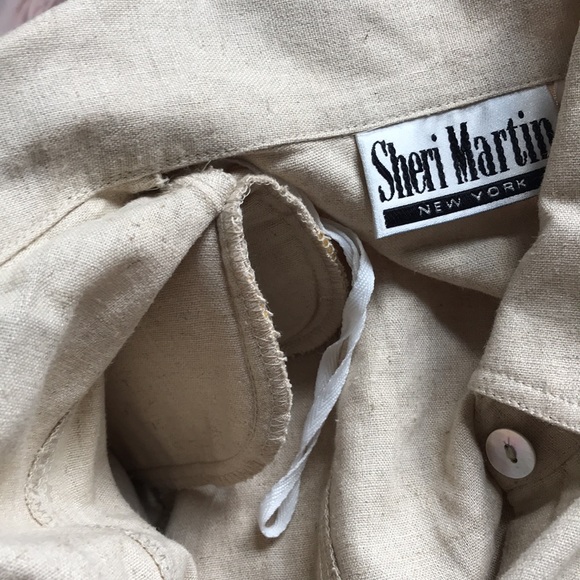 Sheri Martin Tan Button Down - Picture 8 of 8